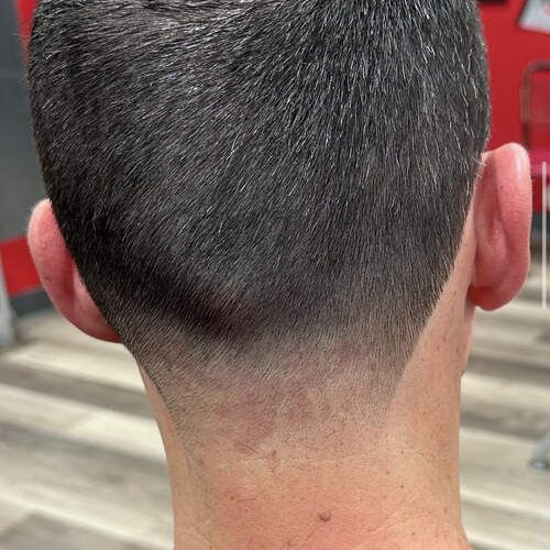Neck taper at Alfred's Barbershop