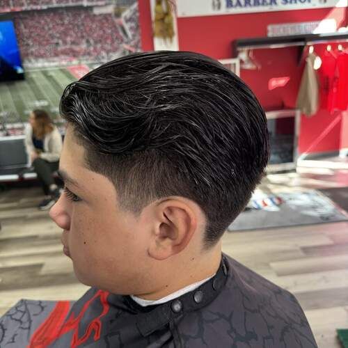 Taper haircut at Alfred's Barbershop